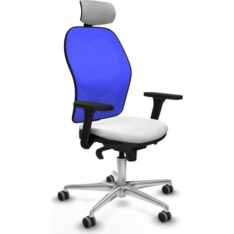 Piqueras y Crespo 3D086G2 Silla de oficina blanca ergonómica (1/3)