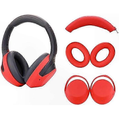 Étui de protection en silicone avec housse pour arceau et coussinets pour casque WH-1000XM3 XM4 (1/5)