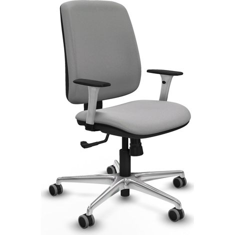 Sedia da ufficio piqueras y crespo Alares bianco alluminio (1/2)