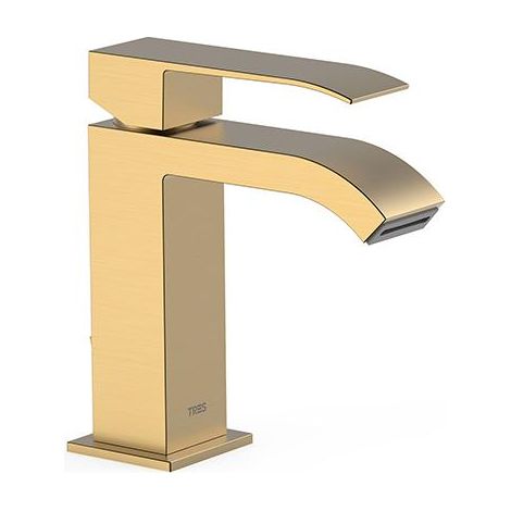 GRIFO MONOMANDO PARA LAVABO CON MANETA. CAÑO CERRADO CON (1/2)