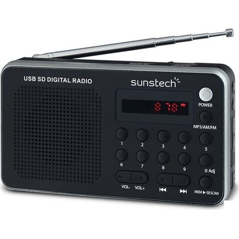 Radio Portátil Digital Sunstech RPDS32SL Wi-Fi (1/2)