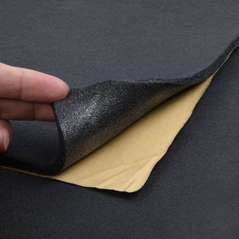 Tapis d'insonorisation thermique pour voiture, isolant anti-bruit, barrière anti-poussière et imperméable, matelassage insonorisant auto, protection acoustique véhicule (1/3)