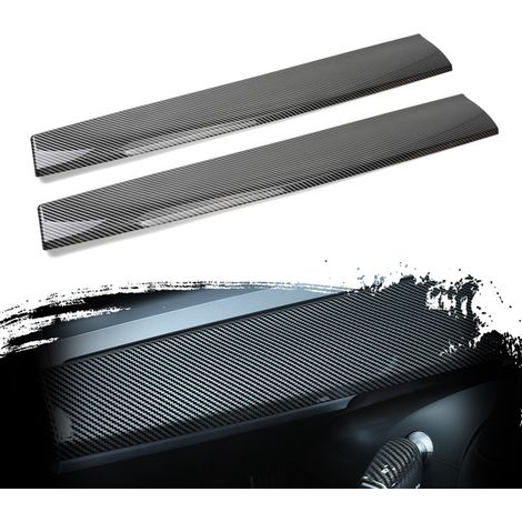 Car modification parts suitable for Model 3Y center console and dashboard trim panels, ABS carbon fiber textured panels, dropshipping available. (1/5)