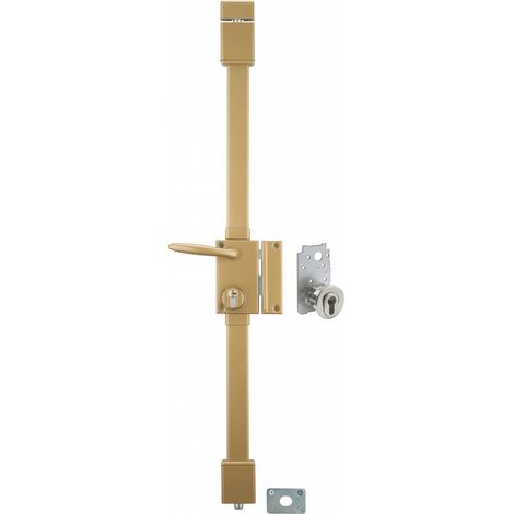 Thirard – Serrure multipoint en applique A2P à fouillot droite 3 points – Cylindre TRANSIT 2 30x70mm – Épaisseur de porte 50mm max – 4 clés - Transit2