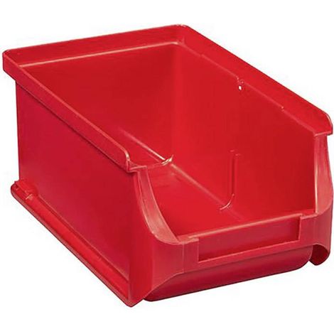 Bac de rangement rouge 102x160x75 mm – Polypropylène résistant aux résines et graisses – Qualité industrielle – ProfiPlus Box 2 – Allit (1/5)