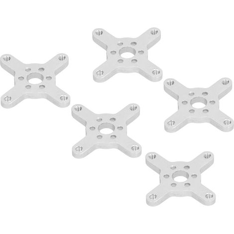 5 Stück Getriebemotorhalterungen aus Aluminiumlegierung mit Gewindebohrungen, inklusive Schrauben zur Befestigung von Sechskantmotoren und zum Schutz des Getriebes (1/5)