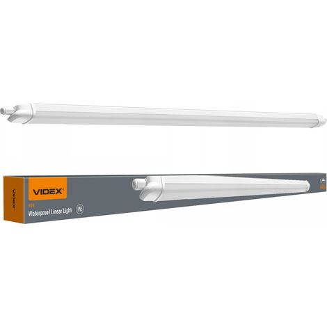 Plafoniera lineare IP65 bianca 120cm 40W 5000K Videx (1/5)