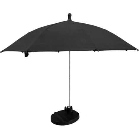Parapluie miniature pour boissons coupe-vent et extensible Parasol de table portable pour extérieur, terrasse, piscine, camping, pique-nique, jardin (1/5)