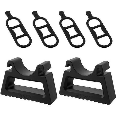 MUQZI 2er-Pack Schnellspann-Fahrradlenkerhalterungen, Clip-On-Stabilisatoren für kopfüber-Parken, Reparatur- und Wartungswerkzeug (1/5)