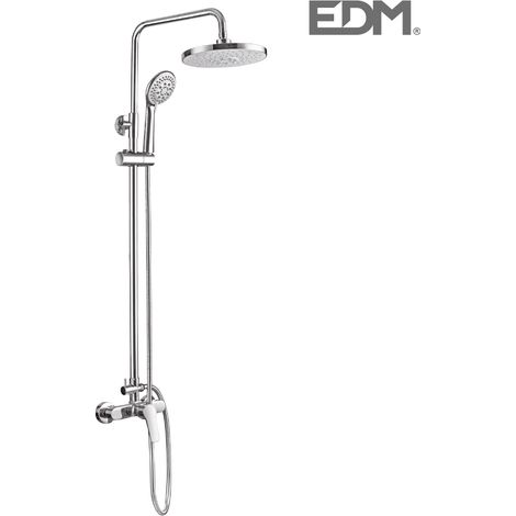 Colonna vasca EDM con miscelatore - doccia a cascata, flessografia e soffione