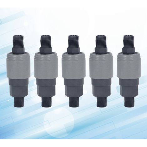 Cinq jeux par emballage : raccord rapide autobloquant de type C SM+PM, raccord rapide à filetage extérieur SM+PM-20 (1/5)