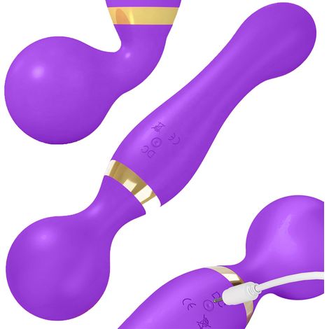 Massaggiatore per il corpo Pallina Viola (100) GABA (1/5)