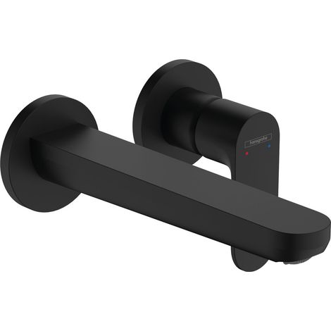 Hansgrohe Rebris S - Unterputz-Waschtischarmatur, 2-Loch-Montage, schwarz matt 72528670