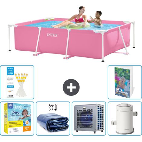 Rechteckiger Frame Pool - 220x150x60 cm - 7-teilig S157 (1/5)