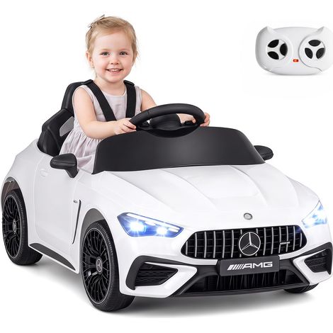 COSTWAY Benz 12V Macchina Elettrica per Bambini 3 Anni+, con Telecomand (1/5)