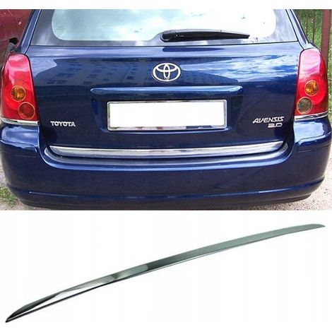 Toyota Avensis T25 Kombi - Moldura cromada para el portón trasero (1/5)