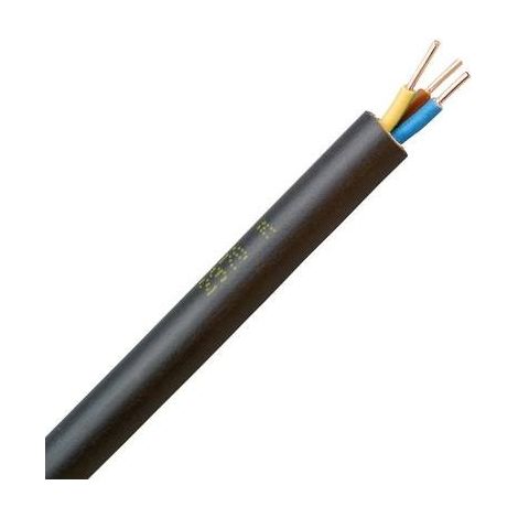 Kopp 153325009 Cavo posa fissa NYY-J 3 G 1.5 mm² Nero 25 m (1/2)