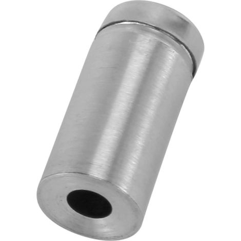 500 paquets de vis pour supports de panneaux d'affichage, supports muraux en acier inoxydable, clous pour verre et acrylique (1/2 x 1 pouce) (1/5)