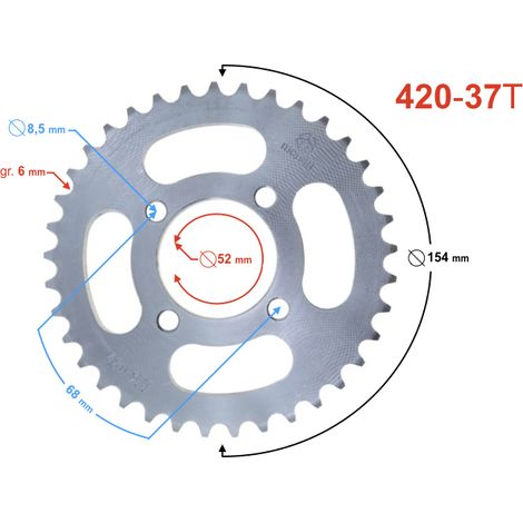 Kettenrad 37/420 für Cross 110 (1/2)