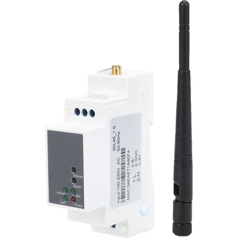 Module Ethernet RS485 vers WLAN, montage sur rail, pour serveur série Mbed 160 MHz 100–240 V CA (1/5)