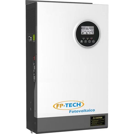 INVERTER DI RETE IBRIDO SOLARE FOTOVOLTAICO 220V WIFI 3KW 24V - 5KW W 48V ON-GRID Scegli - 3000 W - 3Kw - Ibrido