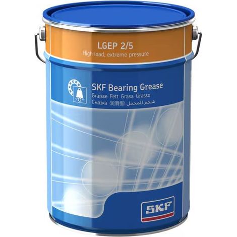 Graisse Complexe de lithium, Huile minérale SKF LGEP 2, Boîte de 5 kg ( Prix pour 1 )