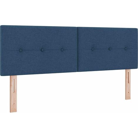 Maison Exclusive - Testiera regolabile in altezza con testiera Blu 160 cm Tessuto