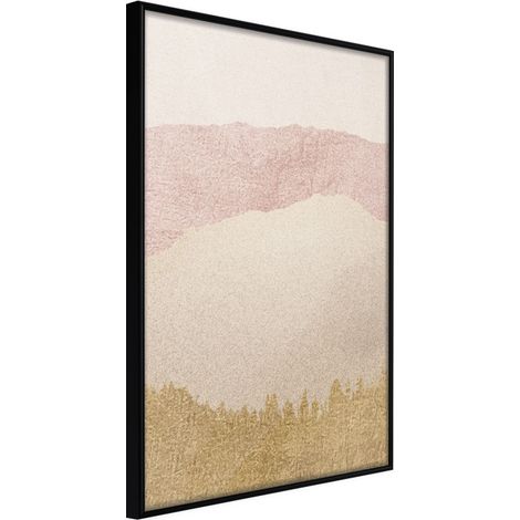 Affiche Murale Encadrée "Sound of Sand" 30 x 42 cm Noir