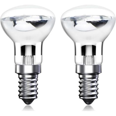 30W R39 E14 Ampoule Lampe Lave Ampoules Réflecteur SES Petite Vis Edison Ampoule Chauffante pour Lampe Lave, Blanc Chaud 2700K (2-Pack) (1/5)