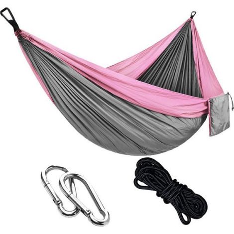 Hamac - - 270x140cm - Nylon 210T - 2 Personnes - Résistant aux intempéries (1/4)