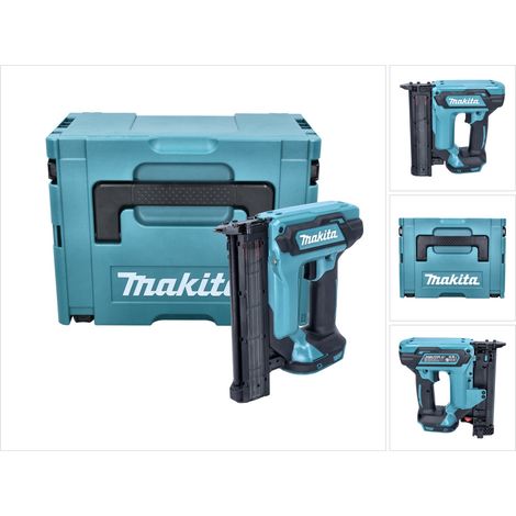 Makita – Cloueur sans fil 18V – Longueur clou 15-35mm – Capacité magazine 110 – Moteur Brushless pour fixation précise – Coffret Makpac - DFN 350 ZJ (1/5)