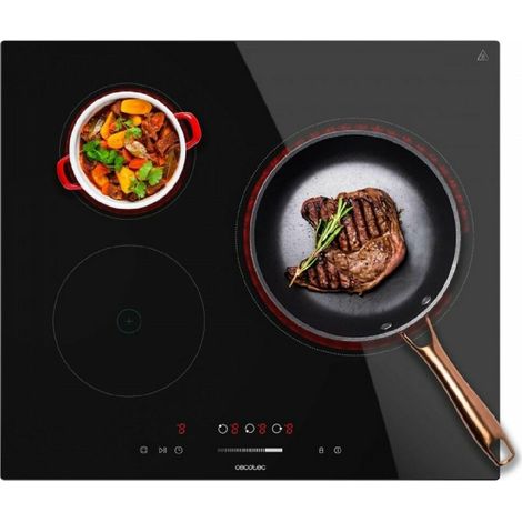 Plaque vitrocéramique Cecotec Bolero Squad V 3100 noir 5700 W (1/3)
