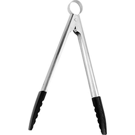 Pinze da padella antiaderenti Lurch Tango, in acciaio inox/silicone, 24 cm (1/4)