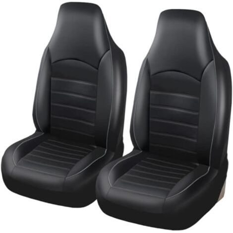 Classique Housses de Siège de Voiture Avant Universelle, Housse de Sieges Auto Couvre Siege Auto Avant, Gris (1/4)
