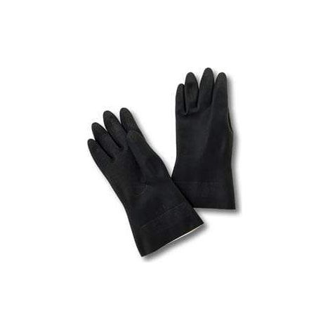 Guante  Quimico L9 Natural  Flocado  321Cb Latex Negro Juba (1/5)