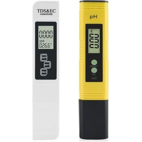 Digitales pH- und TDS-Messgerät, hohe Präzision von 0,01 pH und +/- 2 % TDS-Messgenauigkeit, Wasserqualitätsprüfer für Trinkwasser im Haushalt, Schwimmbäder und Aquarien (1/5)