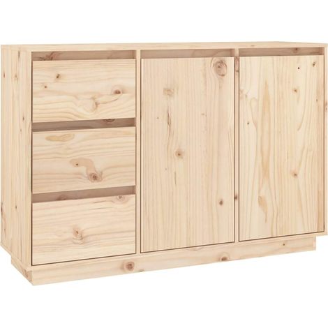 Maison Exclusive - Aparador de madera maciza de pino 111x34x75 cm (1/5)