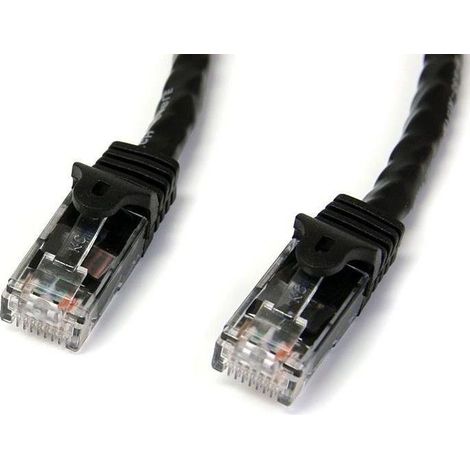 StarTech.com 2m Cat6 Snagless Gigabit UTP Netzwerkkabel - Cat 6 RJ45 Netzwerkkabel mit Knickschutz - Schwarz (1/5)
