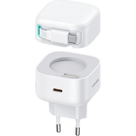 35-W-USAMS-GaN-USB-C-Wandladegerät mit Power Delivery, weiß (1/5)