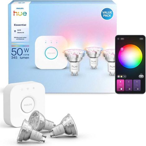 Philips Hue E WCA 806 A60 E27 Ampoule Connectée Grise