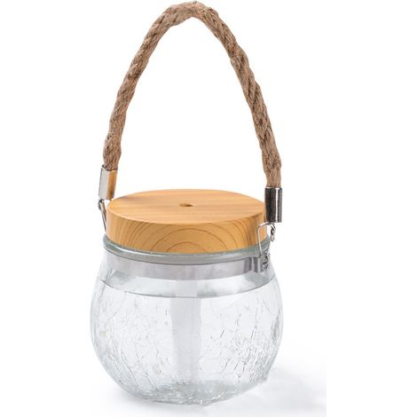 1 Humidificateur de bureau, réservoir 400ml, silencieux 30dB, USB rechargeable, avec lumière douce (1/5)