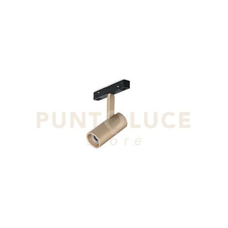 SPOT PER SISTEMA BINARIO LED 3000K 546LM 7W ORO D.4CM