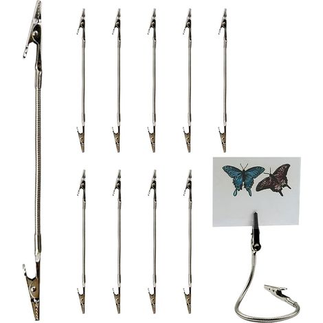 Krokodilklemmen Arm Doppelkopf Räucherspulenhalter 10 Stück