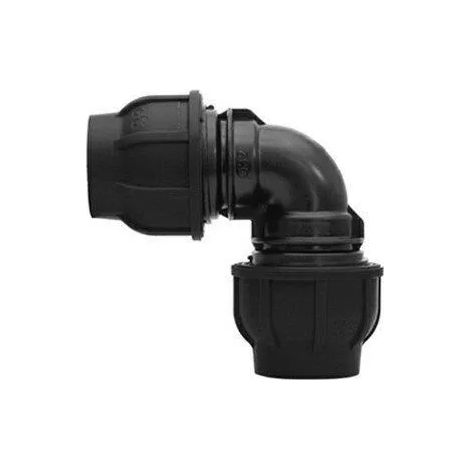 Raccord Gebo 130863 polipropileno 90 grados 63 mm