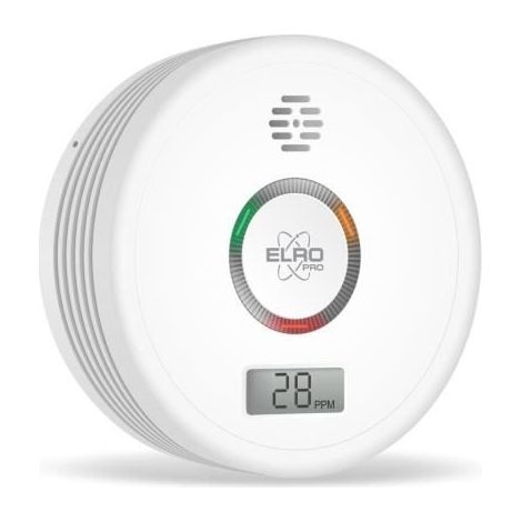 Détecteur de monoxyde de Carbone ELRO Pro PK4910 - Autotest Automatique - Batterie de 10 Ans