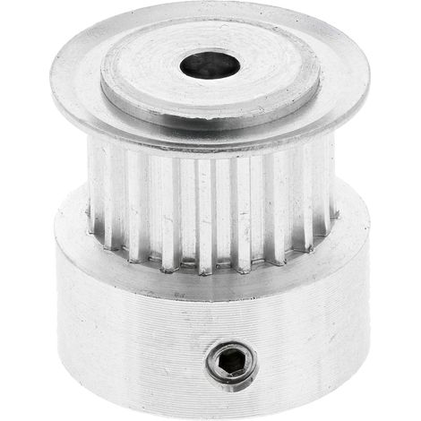 Poulie pour courroie crantée en Aluminium, acier zingué 20 dents , pas de 2mm, alésage 3mm ( Prix pour 1 )