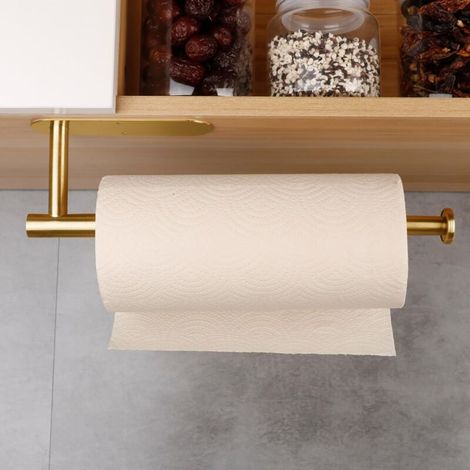 Bardusch-Porte essuie-tout acier inoxydable SUS304, longueur réglable, or, cuisine/sdb. (1/4)