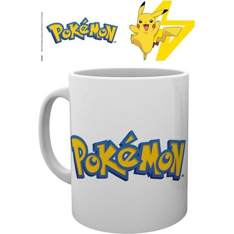 Pokemon Tasse Pikachu weiß Keramik 320 ml mikrowellengeeignet