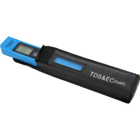 Testeur de qualité de l'eau 3 en 1 : mesure du TDS, thermomètre TDS et EC, testeur de conductivité (bleu) (1/5)