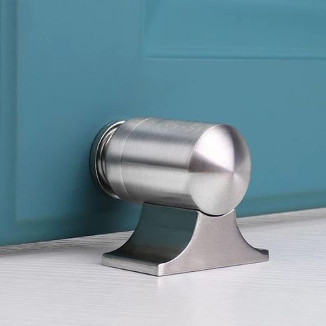 Magnetic door stop made of 304 stainless steel – Mini, discreet and powerful stop for furniture and interior doors (1/4)